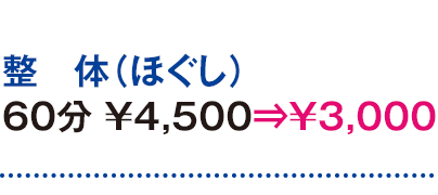 骨盤調整、整体